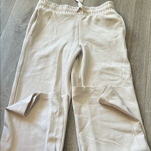 Women's Cream Straight Leg Pants